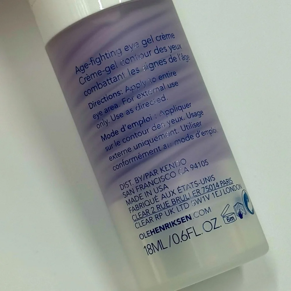 NIB Ole Henriksen Wrinkle Blur Bakuchiol Eye Gel Crème Eye Cream - Picture 2 of 9
